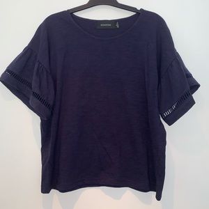 Navy blouse